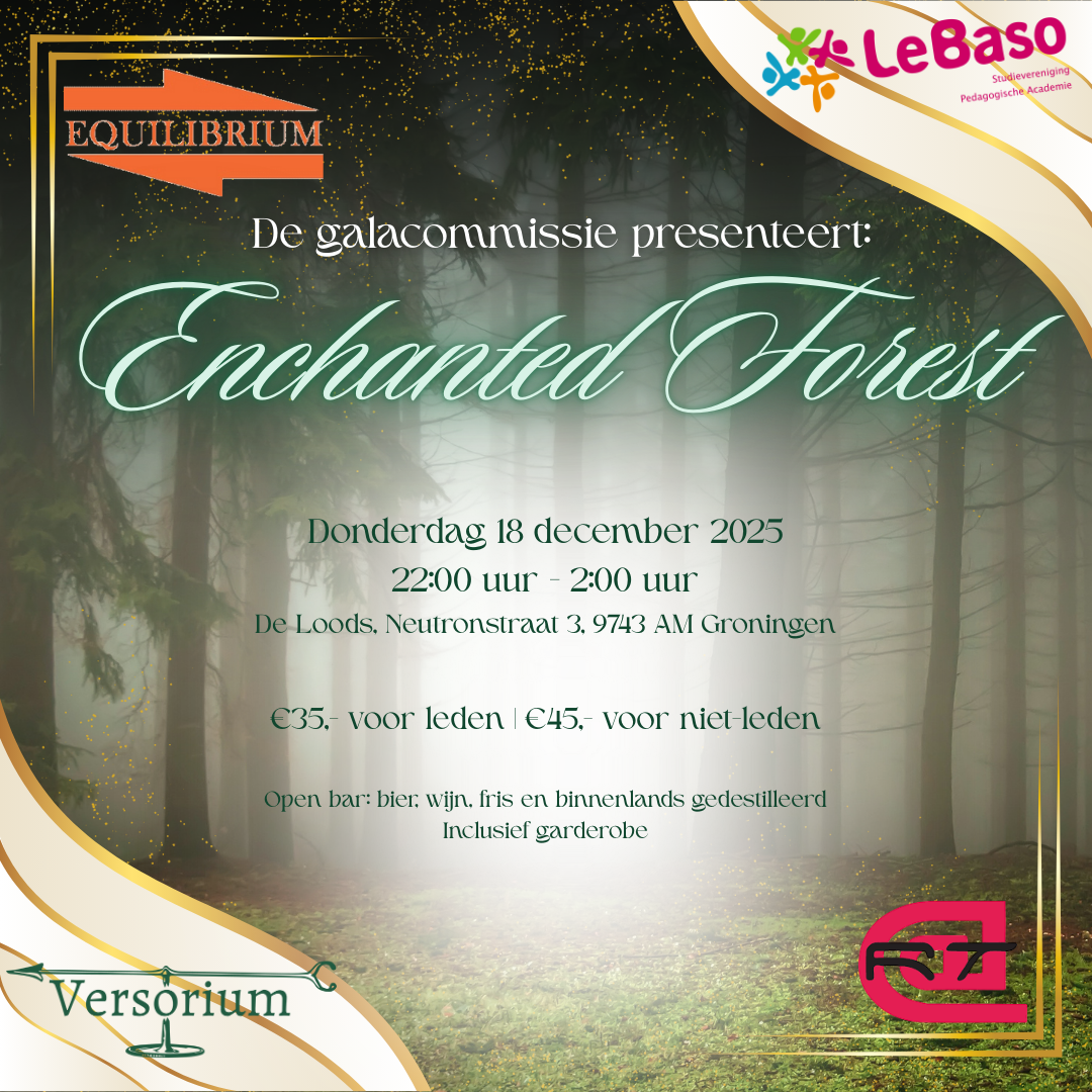 Kerstgala: Enchanted Forest, met Le Baso, Equilibrium, RealTime en Versorium